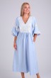 Платье 4095 голубо-белый FloVia