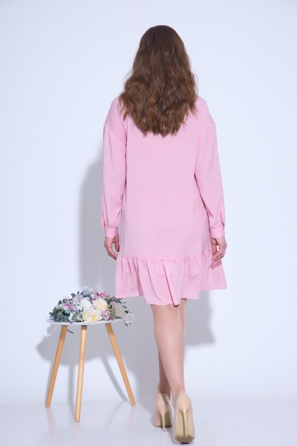Платье 705 розовый Fortuna. Шан-Жан
