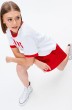 Футболка f1006-01-01(P11-02) белый + принт красный GO wear