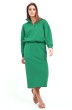 Костюм с юбкой f7001-23-02 зеленый GO wear