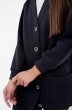 Костюм с юбкой f7052-40-02 черный GO wear