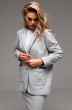 Костюм с юбкой f7065-50-04 серый меланж GO wear
