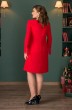 Платье 671-1 красный Галеан Стиль