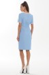 Платье 890-1 голубой Галеан Стиль