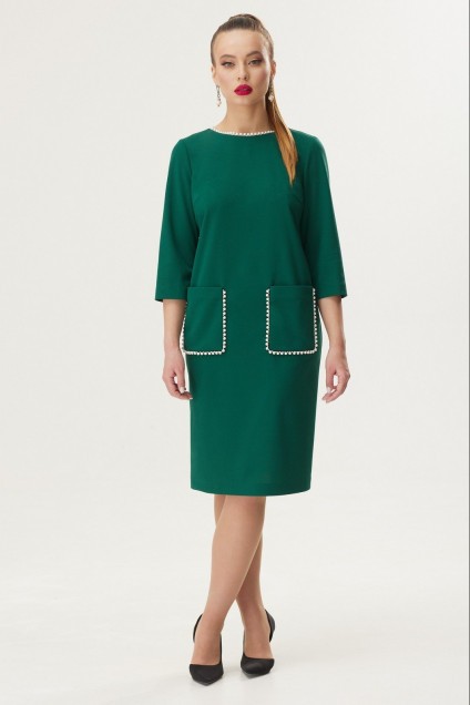 Платье 924 зеленый Галеан Стиль
