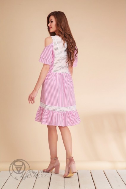 Платье 4391 розовый Golden Valley