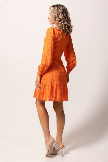Платье 44019 оранжевый Golden Valley