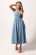 Платье 44036-1 голубой Golden Valley
