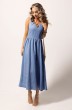 Платье 44036-1 темно-голубой Golden Valley