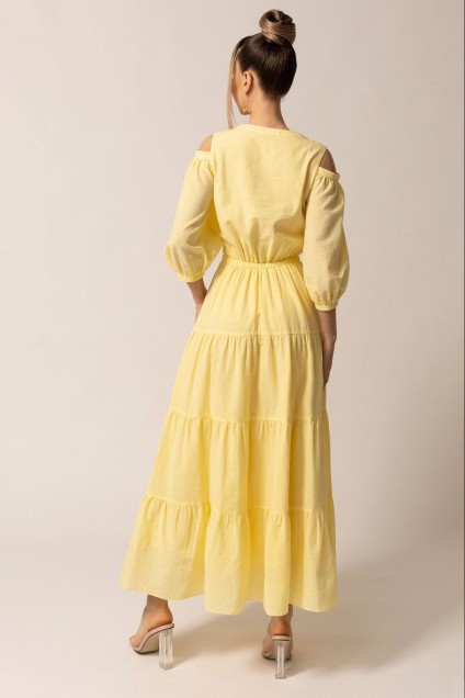 Платье 44039 желтый Golden Valley