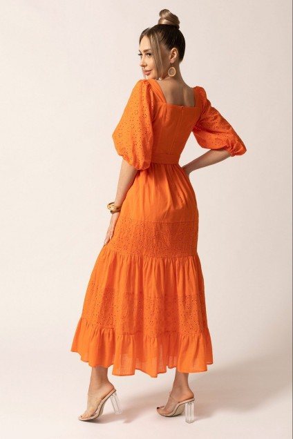 Платье 44117 оранжевый Golden Valley