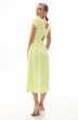 Платье 4805-1 клетка лимонная Golden Valley