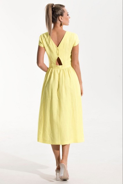 Платье 4805-2 желтый Golden Valley