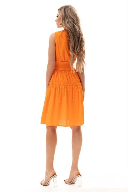 Платье 4823 оранжевый Golden Valley
