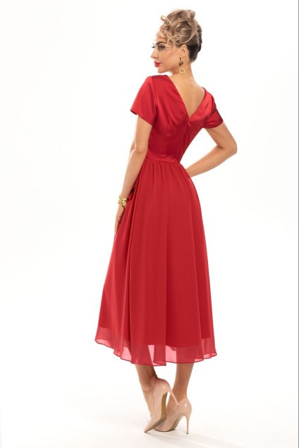 Платье 4886 красный Golden Valley