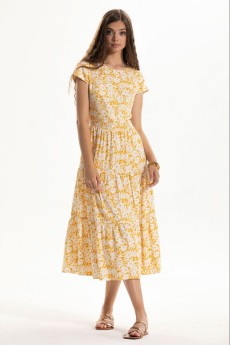 Платье 4911 желтый Golden Valley
