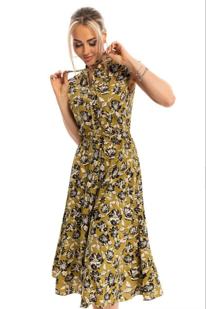 Платье 4934-2 оливковый Golden Valley
