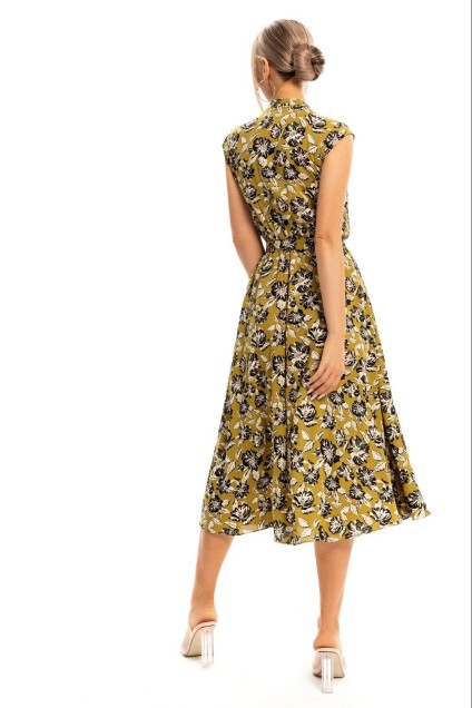 Платье 4934-2 оливковый Golden Valley