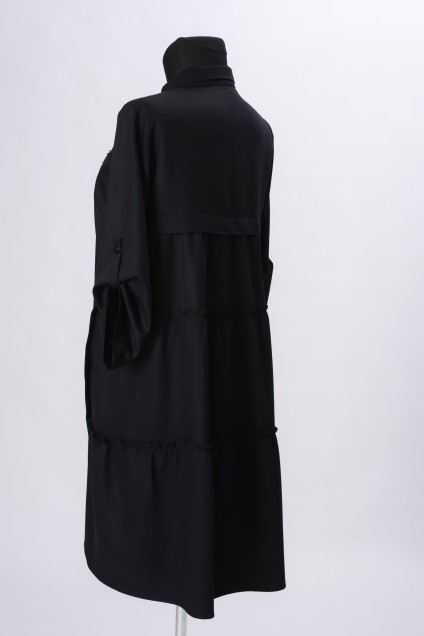 Платье 0020-022 черный IL GATTO