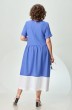 Платье 4071 голубой + белый INVITE