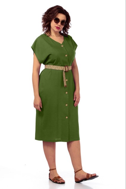 Платье 4054 зеленое яблоко INVITE