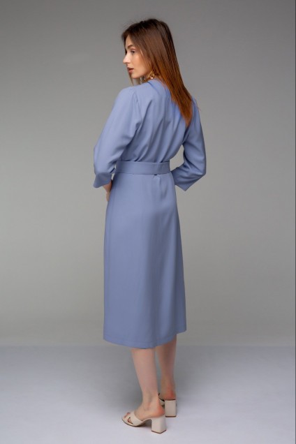 Платье  1013 голубой Ivera collection