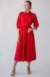 Платье 1019L красный Ivera collection