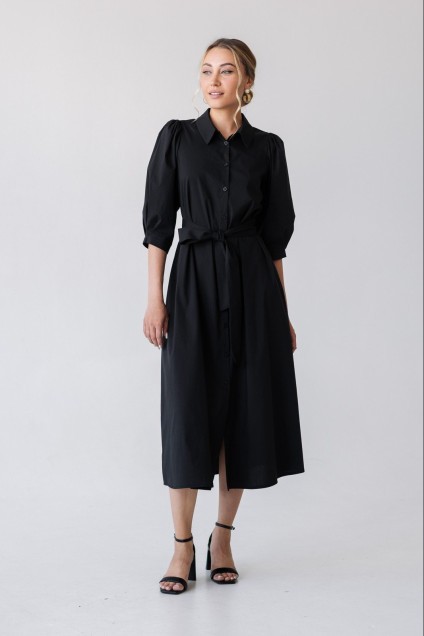 Платье 1019L черный Ivera collection