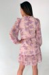 Платье  1034 розовый + белый Ivera collection