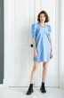 Платье 1035 голубой Ivera collection