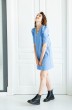 Платье 1035 голубой Ivera collection
