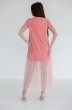 Платье 1036 розовый Ivera collection