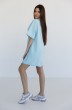 Платье  1039 голубой Ivera collection