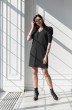 Платье 1054 черный Ivera collection