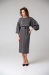 Платье 1060 серый Ivera collection