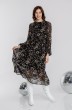 Платье 1062 черный Ivera collection