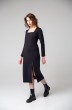 Платье 1068 черный Ivera collection