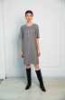 Платье 1070 серый Ivera collection