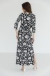Платье 1088 черный + белый Ivera collection