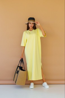 Платье 1090L желтый Ivera collection