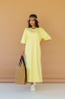 Платье 1090L желтый Ivera collection