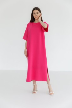 Платье 1090 розовый Ivera collection