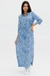 Платье 1092L голубой Ivera collection