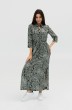 Платье 1092L хаки Ivera collection