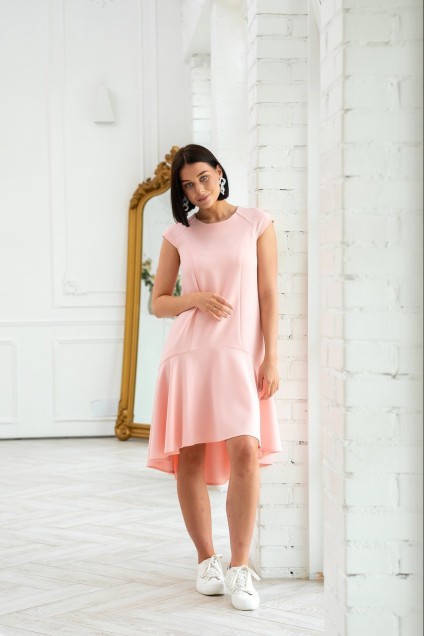 Платье 1126 розовый Ivera collection