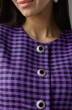 Жакет 3030 фиолетовый + черный Ivera collection