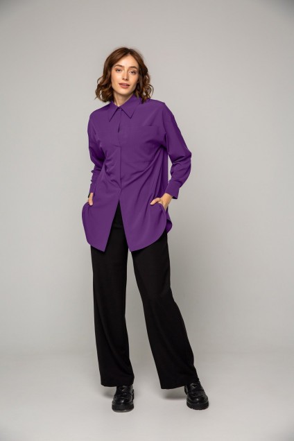 Рубашка 5023 фиолетовый Ivera collection