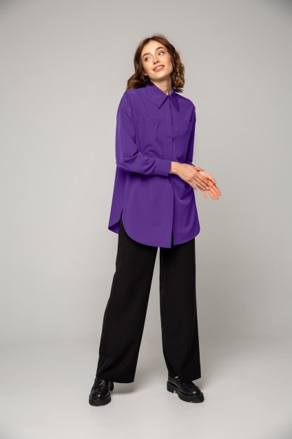 Рубашка 5023 фиолетовый Ivera collection