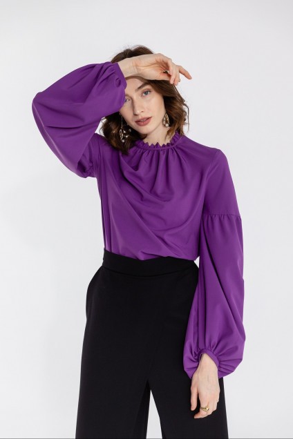 Блузка 5042 фиолетовый Ivera collection