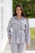 Рубашка 5060 светло-серый Ivera collection